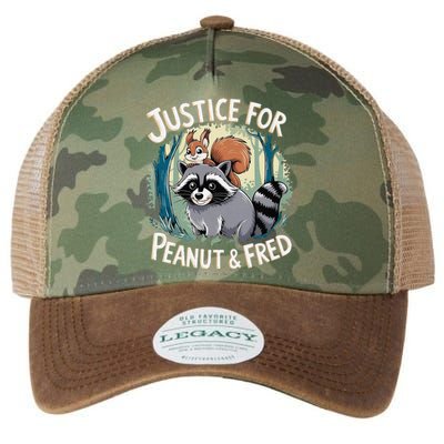 Justice For Peanut The Squirrel Funny Legacy Tie Dye Trucker Hat