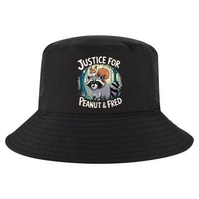 Justice For Peanut The Squirrel Funny Cool Comfort Performance Bucket Hat