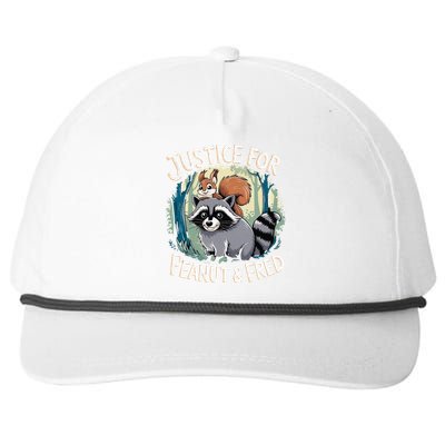 Justice For Peanut The Squirrel Funny Snapback Five-Panel Rope Hat