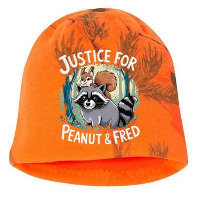 Justice For Peanut The Squirrel Funny Kati - Camo Knit Beanie