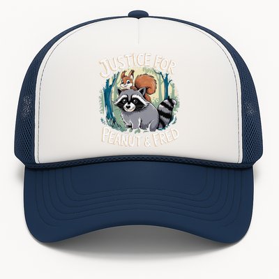 Justice For Peanut The Squirrel Funny Trucker Hat