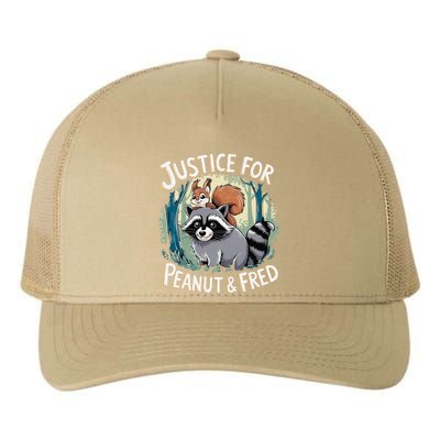 Justice For Peanut The Squirrel Funny Yupoong Adult 5-Panel Trucker Hat