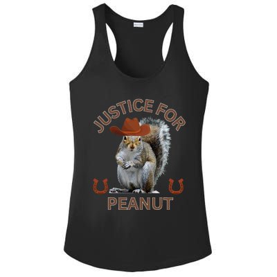 Justice For Peanut The Squirrelanimal Rights Support Ladies PosiCharge Competitor Racerback Tank