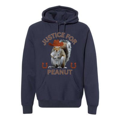 Justice For Peanut The Squirrelanimal Rights Support Premium Hoodie