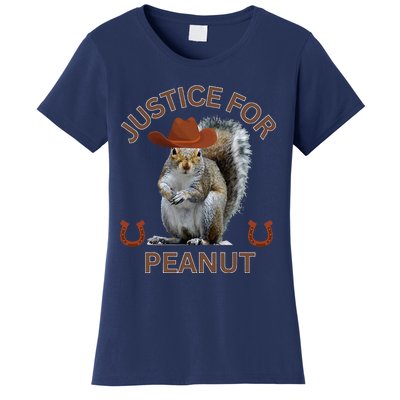 Justice For Peanut The Squirrelanimal Rights Support Women's T-Shirt