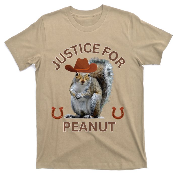 Justice For Peanut The Squirrelanimal Rights Support T-Shirt