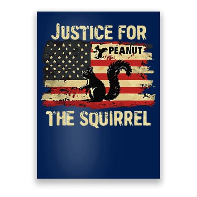 Justice For Peanut The Squirrel Peanut Squirrel Maga Poster