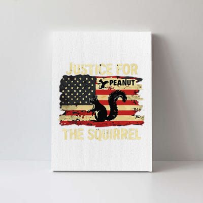 Justice For Peanut The Squirrel Peanut Squirrel Maga Canvas