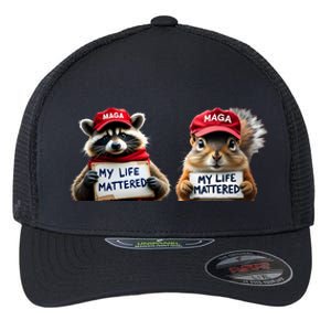 Justice For Peanut The Squirrel And Fred The Raccoon Flexfit Unipanel Trucker Cap