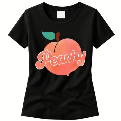 Just Freakin' Peachy Hippie Summer Apparel Tee Gift Womens T-Shirt