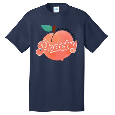 Just Freakin' Peachy Hippie Summer Apparel Tee Gift Tall T-Shirt