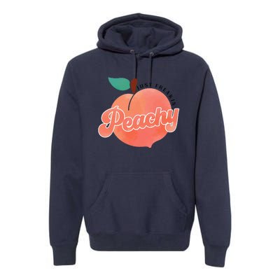 Just Freakin' Peachy Hippie Summer Apparel Tee Gift Premium Hoodie