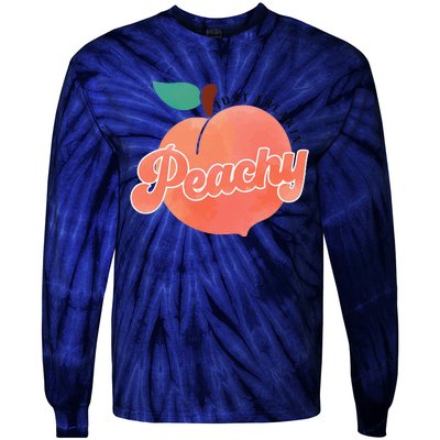 Just Freakin' Peachy Hippie Summer Apparel Tee Gift Tie-Dye Long Sleeve Shirt