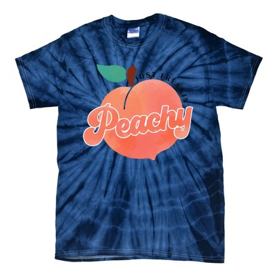 Just Freakin' Peachy Hippie Summer Apparel Tee Gift Tie-Dye T-Shirt