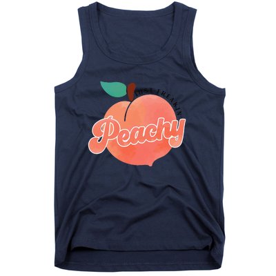 Just Freakin' Peachy Hippie Summer Apparel Tee Gift Tank Top