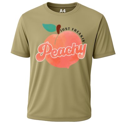 Just Freakin' Peachy Hippie Summer Apparel Tee Gift Performance Shirt