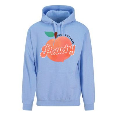 Just Freakin' Peachy Hippie Summer Apparel Tee Gift Unisex Surf Hoodie