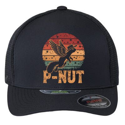 Justice For Peanut P’Nut Pnut Squirrel Lover Flexfit Unipanel Trucker Cap