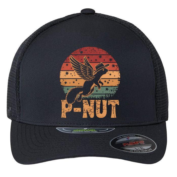 Justice For Peanut P’Nut Pnut Squirrel Lover Flexfit Unipanel Trucker Cap