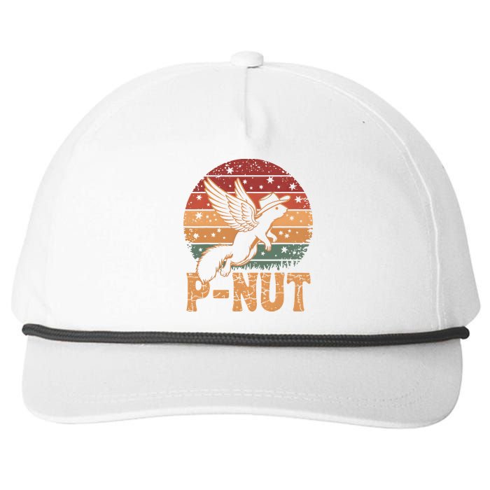 Justice For Peanut P’Nut Pnut Squirrel Lover Snapback Five-Panel Rope Hat