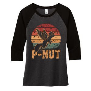 Justice For Peanut P’Nut Pnut Squirrel Lover Women's Tri-Blend 3/4-Sleeve Raglan Shirt