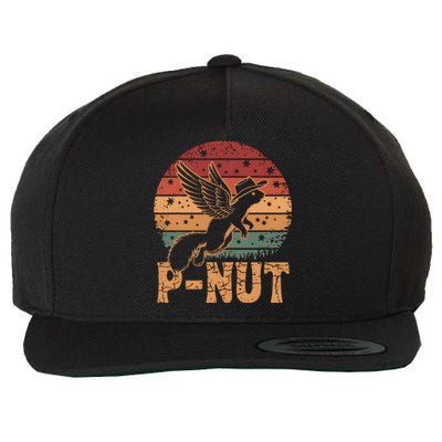 Justice For Peanut P’Nut Pnut Squirrel Lover Wool Snapback Cap