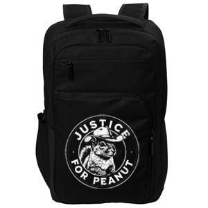 Justice For Peanut The Squirrel P’Nut Pnut Peanut Squirrel Impact Tech Backpack