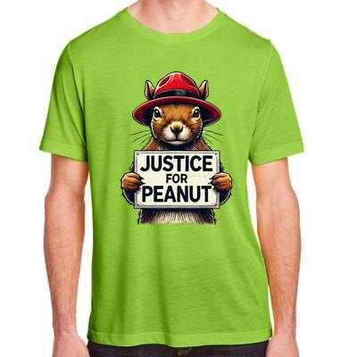 Justice For Peanut The Squirrel Wanted Adult ChromaSoft Performance T-Shirt