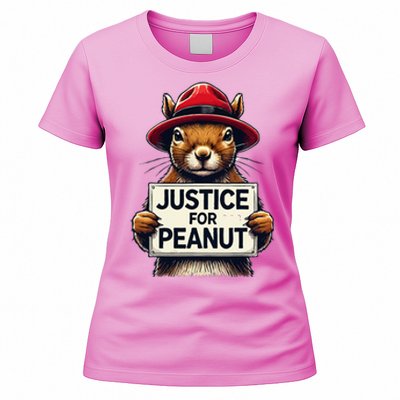 Justice For Peanut The Squirrel Wanted Women's T-Shirt