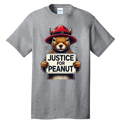 Justice For Peanut The Squirrel Wanted Tall T-Shirt