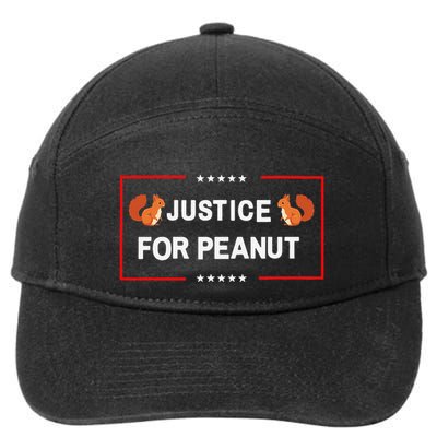 Justice For Peanut The Squirrel Peanut Squirrel 7-Panel Snapback Hat