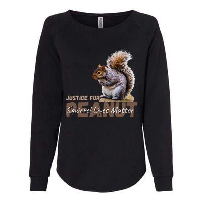 Justice For Peanut The Squirrel The Squirrel Pnut Womens California Wash Sweatshirt