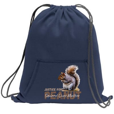 Justice For Peanut The Squirrel The Squirrel Pnut Sweatshirt Cinch Pack Bag