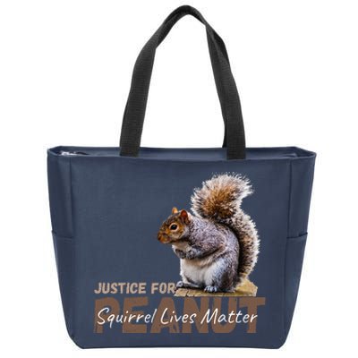 Justice For Peanut The Squirrel The Squirrel Pnut Zip Tote Bag