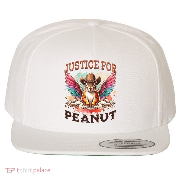 Justice For Peanut The Squirrel Peanut Squirrel Wool Snapback Cap