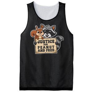 Justice For Peanut And Fred Mesh Reversible Basketball Jersey Tank