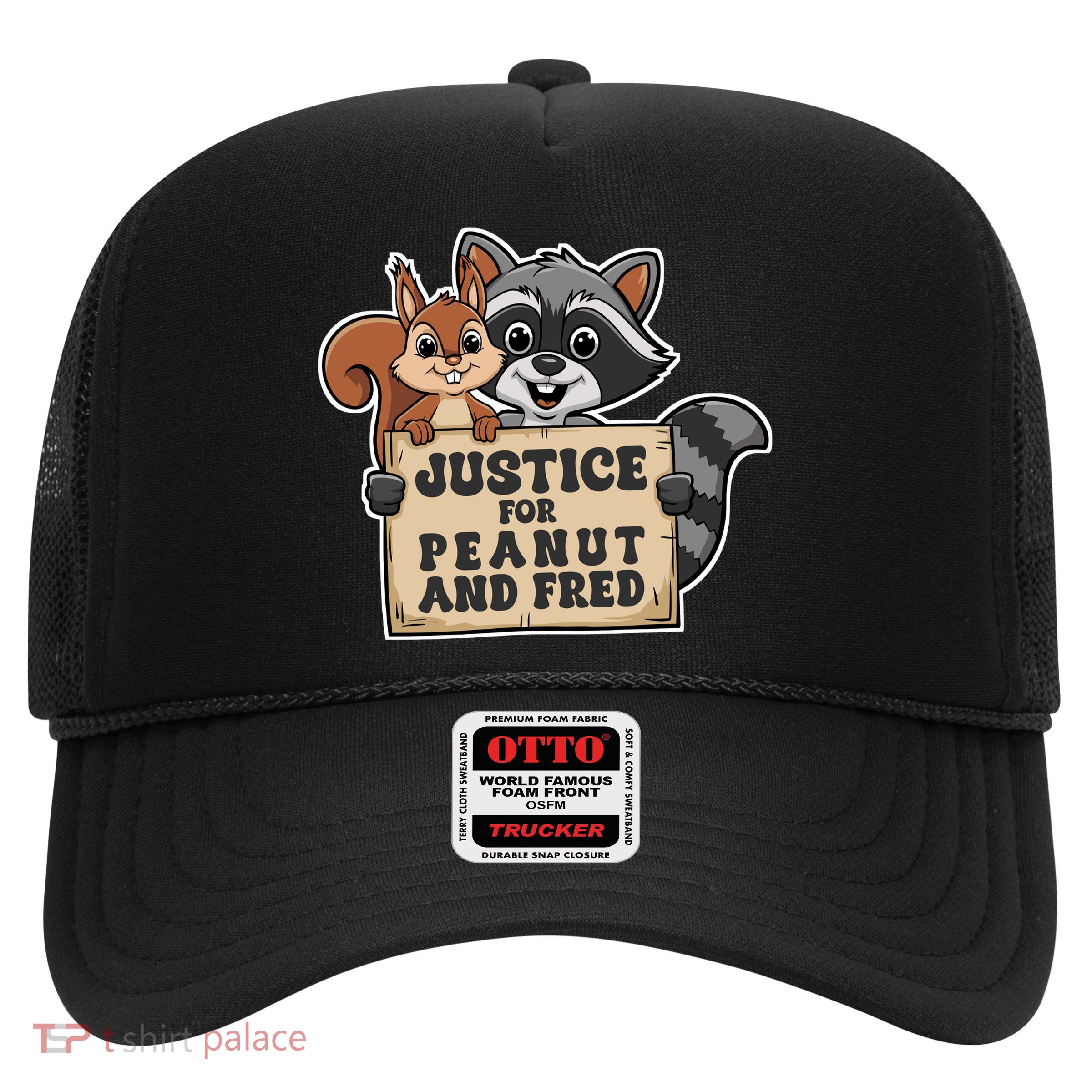 Justice For Peanut And Fred Trucker Hat