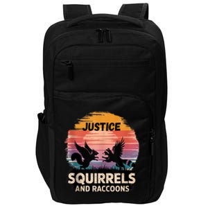 Justice For Peanut The Squirrel & Fred The Racoon Impact Tech Backpack