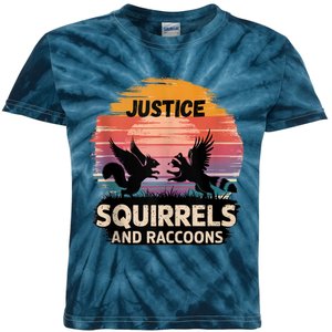 Justice For Peanut The Squirrel & Fred The Racoon Kids Tie-Dye T-Shirt