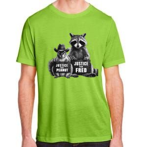 Justice For Peanut The Squirrel And Fred The Raccoon Adult ChromaSoft Performance T-Shirt