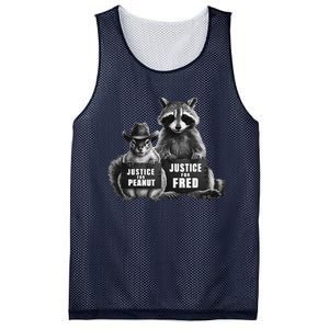 Justice For Peanut The Squirrel And Fred The Raccoon Mesh Reversible Basketball Jersey Tank