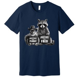 Justice For Peanut The Squirrel And Fred The Raccoon Premium T-Shirt