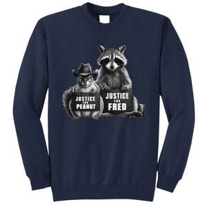 Justice For Peanut The Squirrel And Fred The Raccoon Tall Sweatshirt