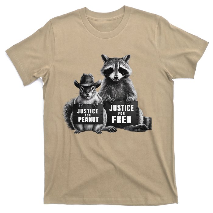 Justice For Peanut The Squirrel And Fred The Raccoon T-Shirt