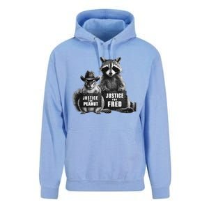 Justice For Peanut The Squirrel And Fred The Raccoon Unisex Surf Hoodie