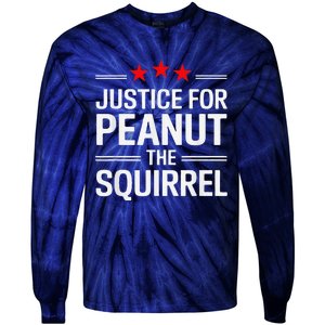 Justice For Peanut The Squirrel Peanut Squirrel Tie-Dye Long Sleeve Shirt