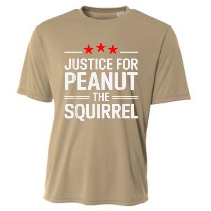 Justice For Peanut The Squirrel Peanut Squirrel Cooling Performance Crew T-Shirt