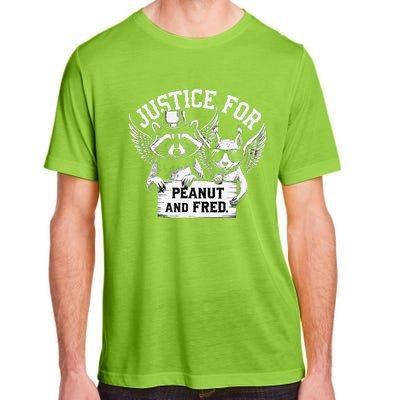 Justice For Peanut Squirrel Fred Raccoon Lover Adult ChromaSoft Performance T-Shirt