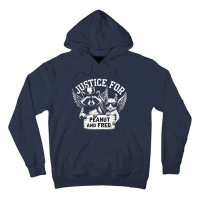 Justice For Peanut Squirrel Fred Raccoon Lover Tall Hoodie