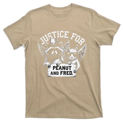 Justice For Peanut Squirrel Fred Raccoon Lover T-Shirt